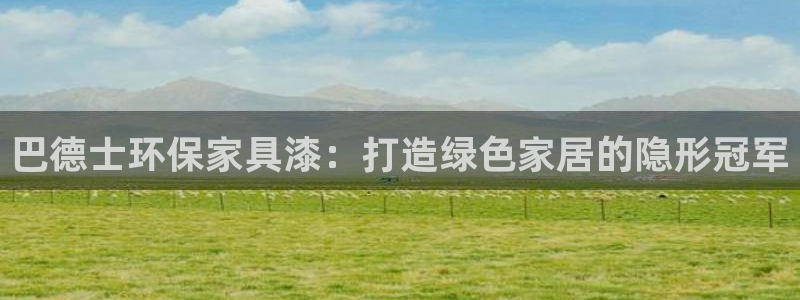 意昂5(KGAME)平台注册流程：巴德士环保家具漆：打造绿色